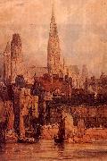 Rouen from the Quais, Richard Parkes Bonington